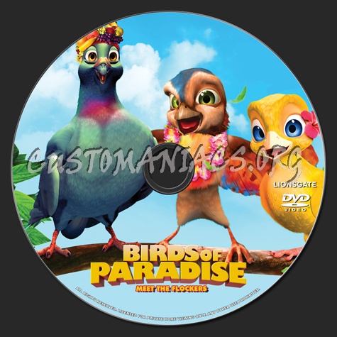Birds of Paradise dvd label