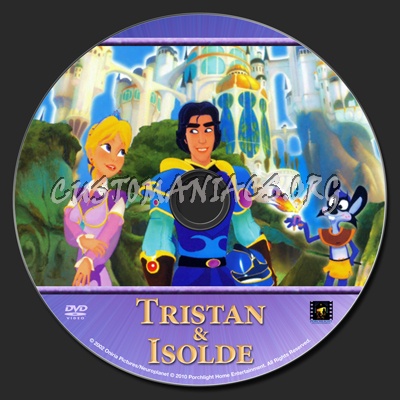 Tristan & Isolde (2002 animated) dvd label