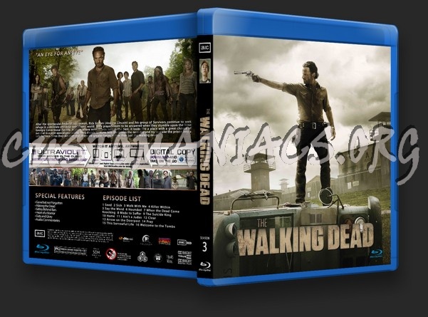 The Walking Dead Season 3 blu-ray cover