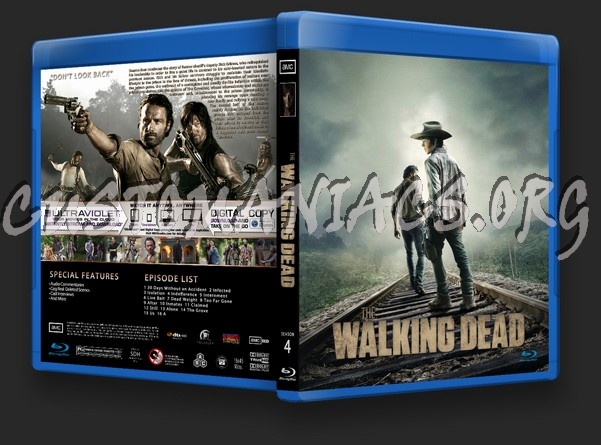 The Walking Dead Season 4 blu-ray cover