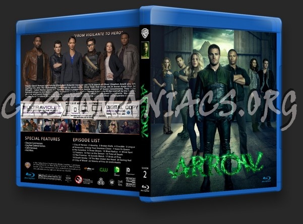 Arrow Season 2 blu-ray cover