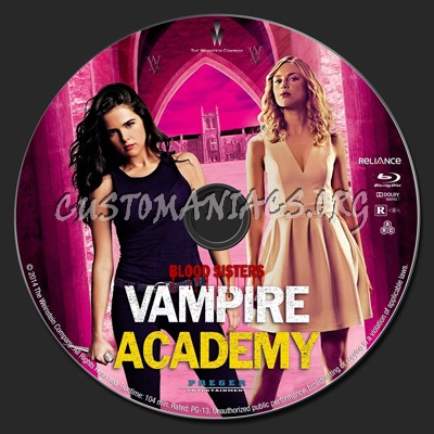 Vampire Academy blu-ray label