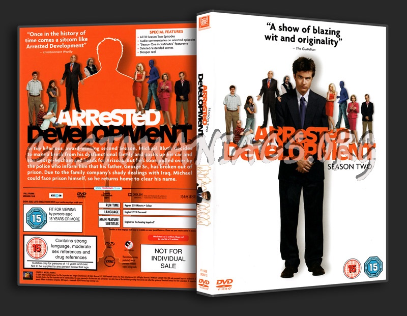 Arrested Development Season 2 dvd cover