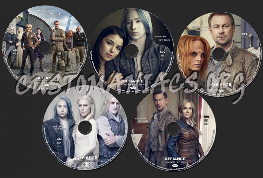 Defiance - Season 1 dvd label