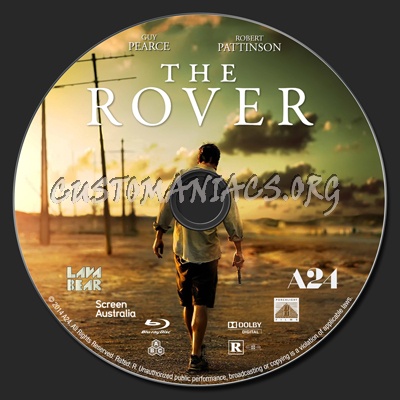 The Rover blu-ray label