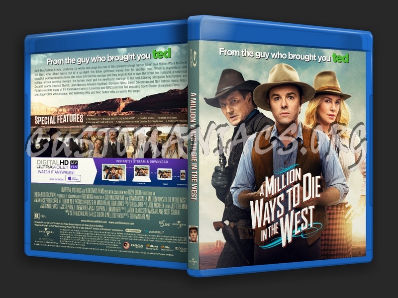 A Million Ways to Die in the West blu-ray cover