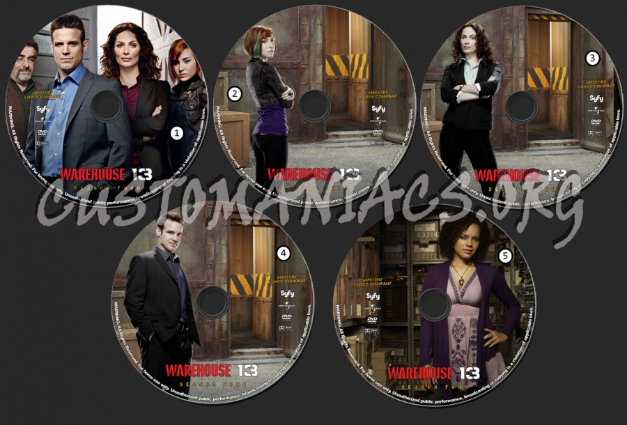 Warehouse 13 - Season 4 dvd label