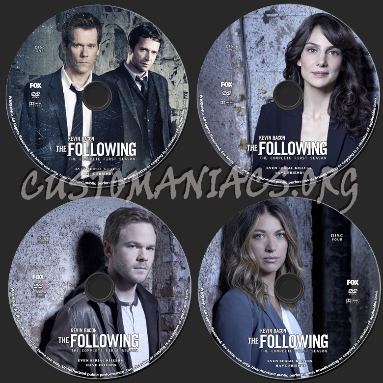 The Following - Season 1 dvd label