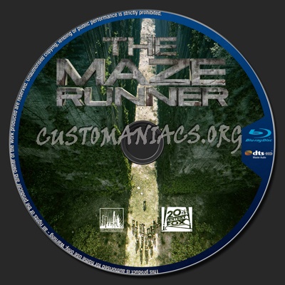 The Maze Runner blu-ray label