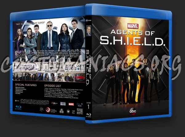 Agents of S.H.I.E.L.D. (Shield) Season 1 blu-ray cover