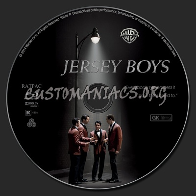 Jersey Boys blu-ray label