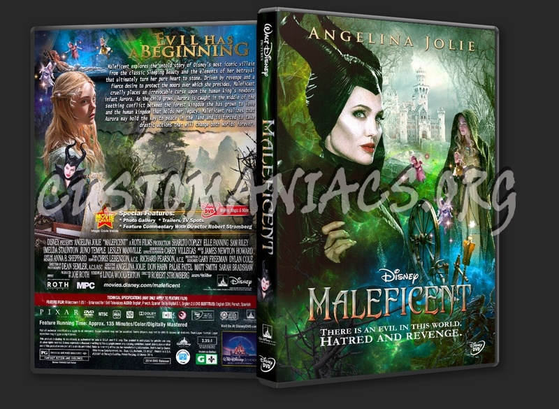 Maleficent (2014) dvd cover