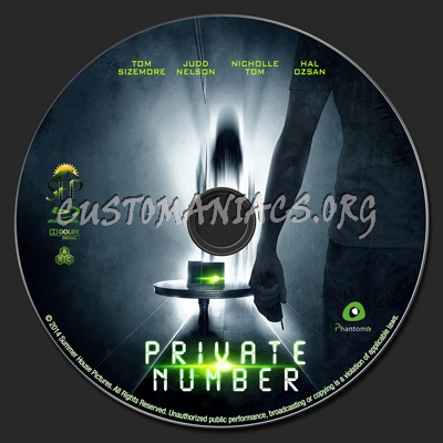 Private Number blu-ray label