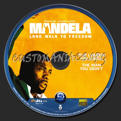 Mandela - Long Walk To Freedom blu-ray label