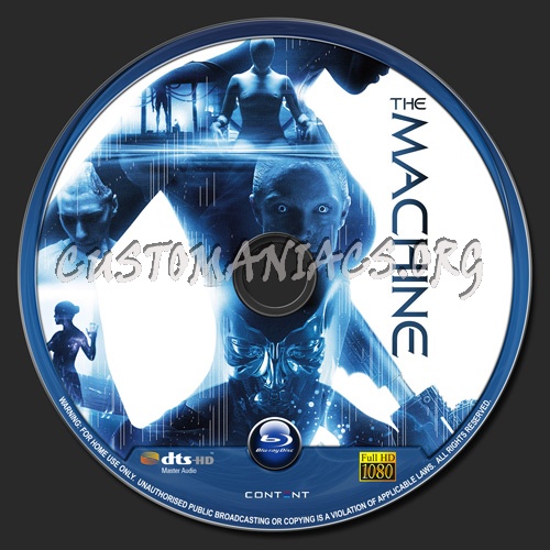 The Machine blu-ray label