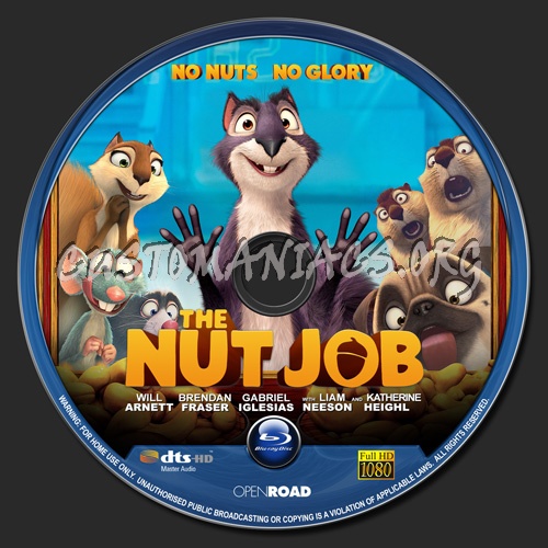 The Nut Job blu-ray label