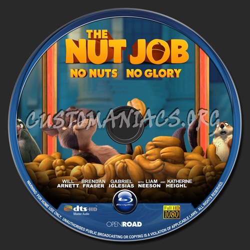 The Nut Job blu-ray label