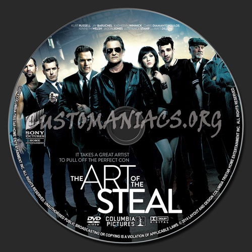 The Art Of Steal dvd label