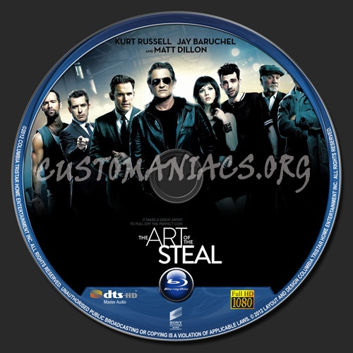 The Art Of Steal blu-ray label