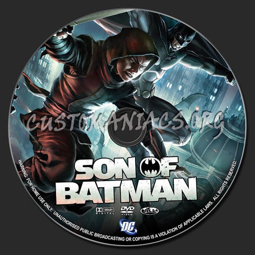 Son Of Batman dvd label