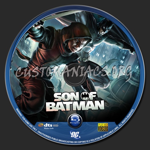 Son Of Batman blu-ray label