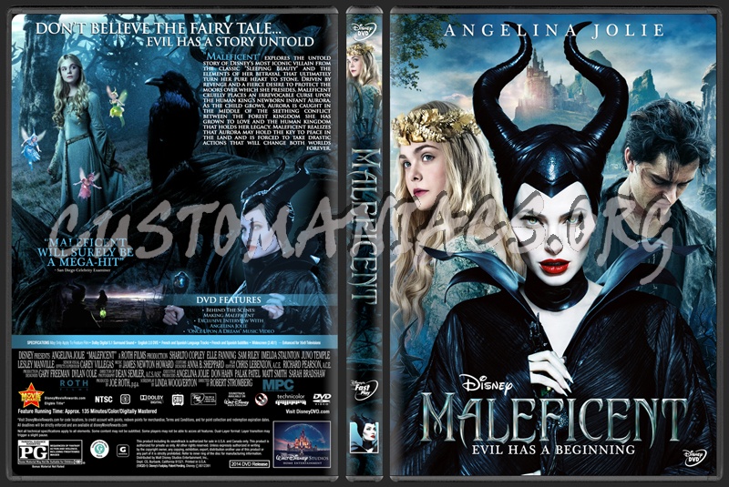 Beweegt niet zaterdag Dankzegging Maleficent dvd cover - DVD Covers & Labels by Customaniacs, id: 208332 free  download highres dvd cover