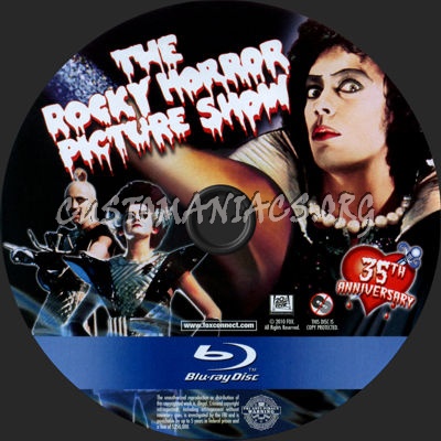 The Rocky Horror Picture Show blu-ray label