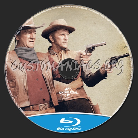 The War Wagon blu-ray label