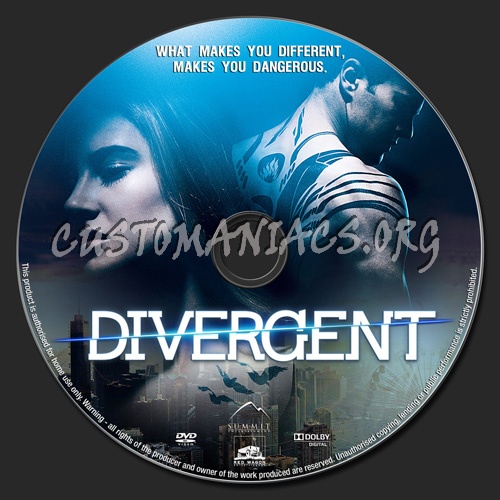 Divergent dvd label