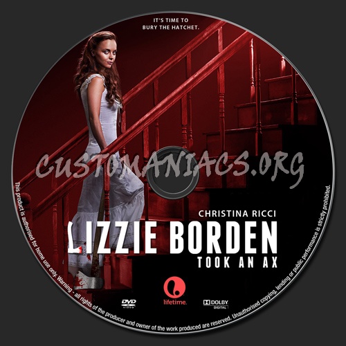 Lizzie Borden Took An Ax dvd label