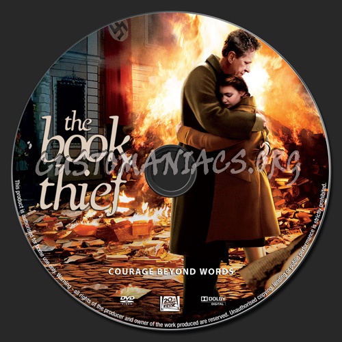 The Book Thief dvd label