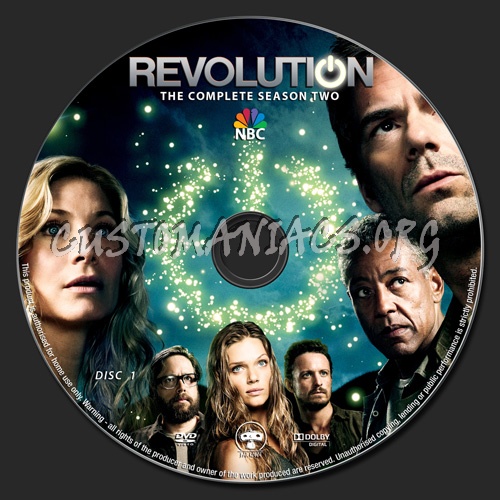 Revolution Season 2 dvd label