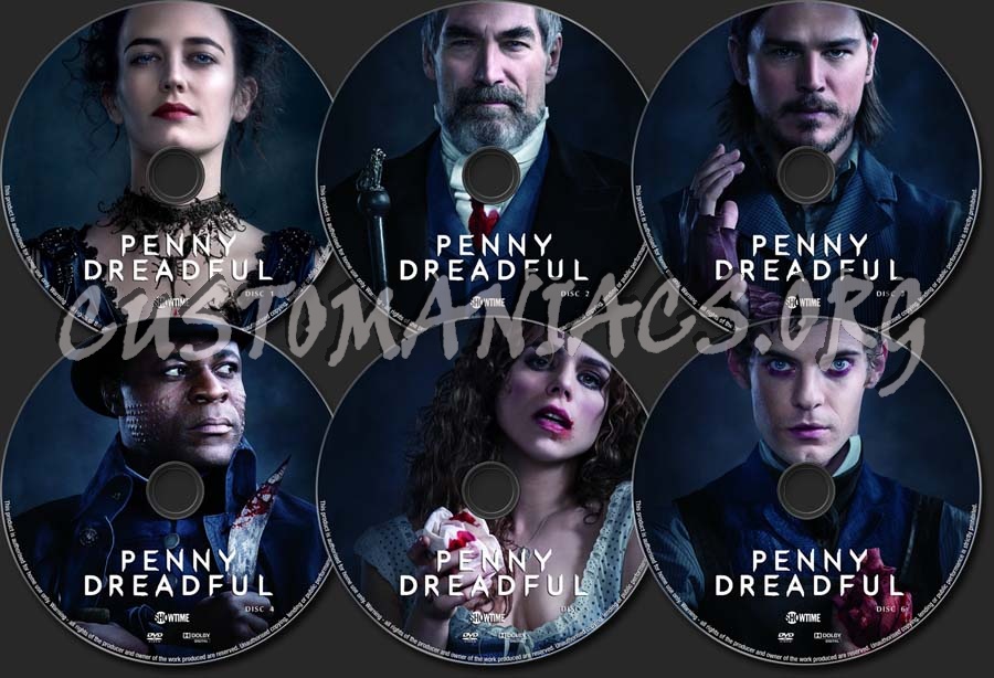 Penny Dreadful Season 1 dvd label