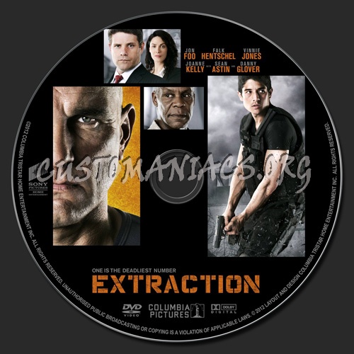 Extraction dvd label