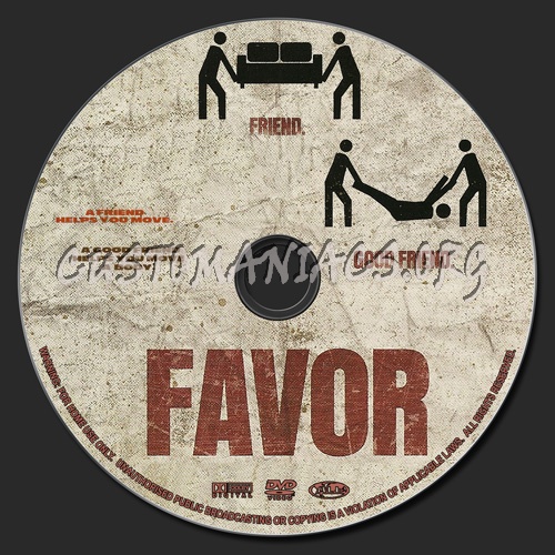 Favor dvd label