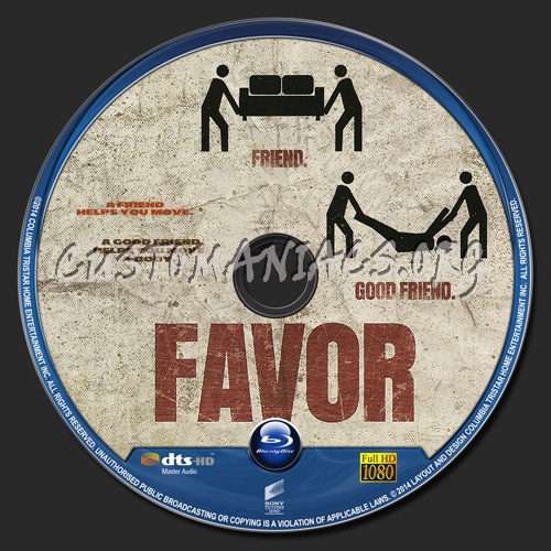 Favor blu-ray label