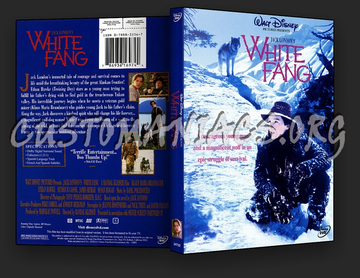 White Fang dvd cover