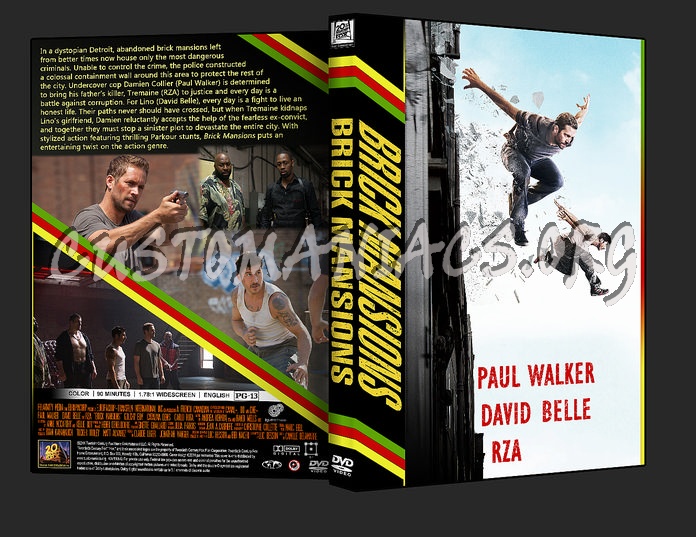 Brick Mansions dvd cover
