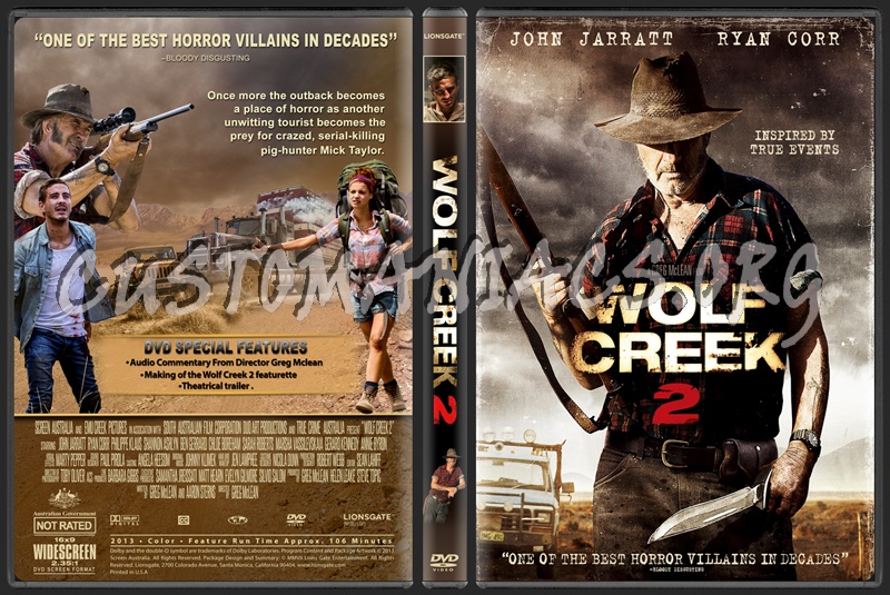 Wolf Creek 2 dvd cover