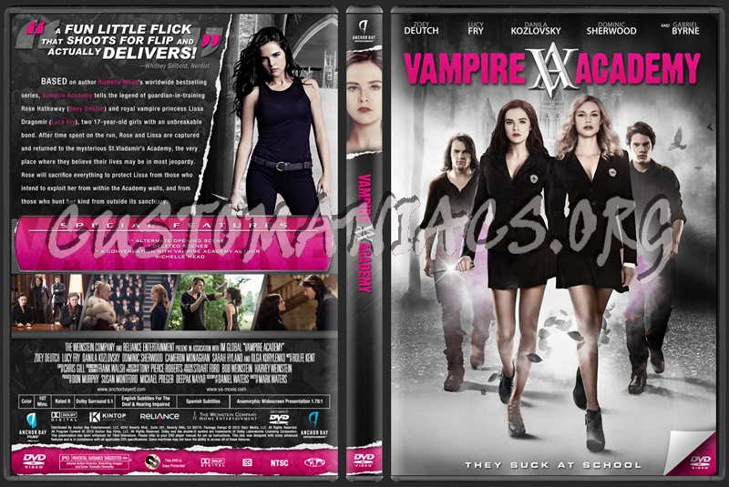 Vampire Academy dvd cover