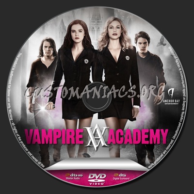 Vampire Academy dvd label