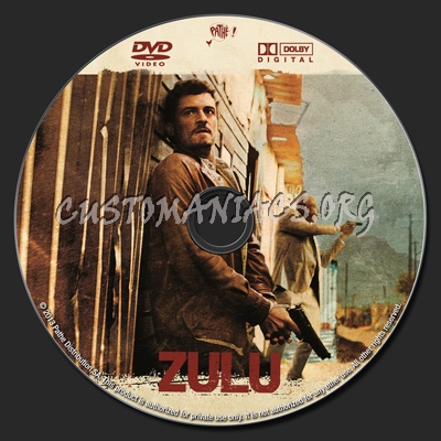 Zulu dvd label