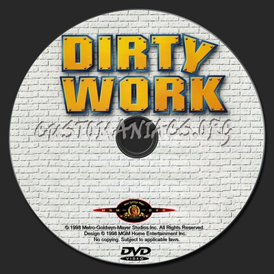 Dirty Work dvd label