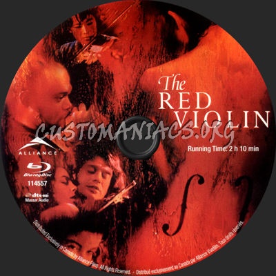 The Red Violin blu-ray label
