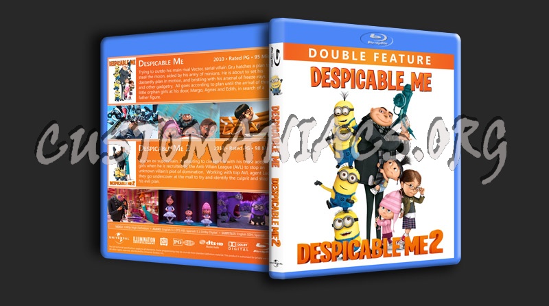 Despicable Me Double Feature blu-ray cover