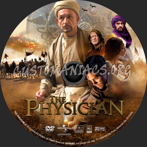 The Physician (2013) dvd label