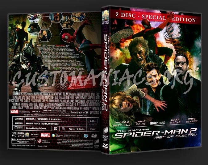 The Amazing Spider-Man 2 dvd cover