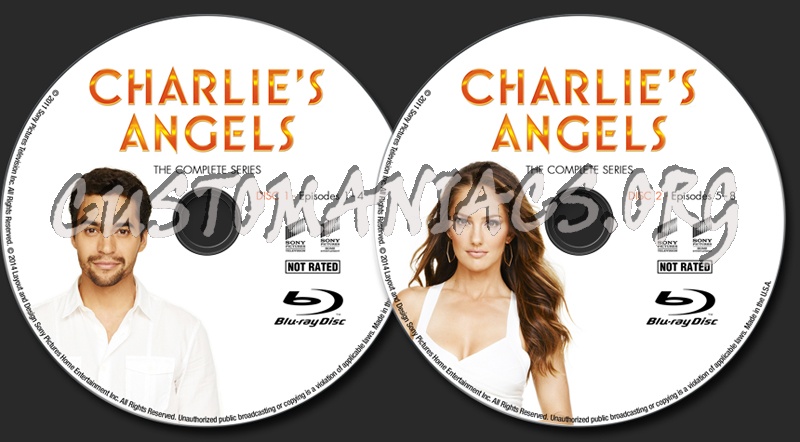 Charlie's Angels - The Complete Series blu-ray label