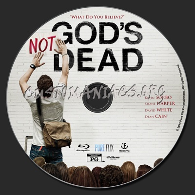 God's Not Dead blu-ray label