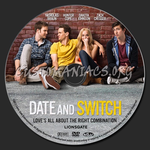 Date and Switch dvd label
